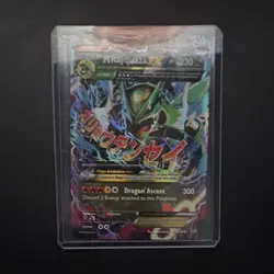 Pokemon M Rayquaza EX Mega Evolution Ultra Rare Holo 76/108 XY Set Card - Image 1