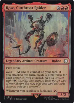 Rose, Cutthroat Raider NM Foil Fallout #66 Rare MTG - Image 1