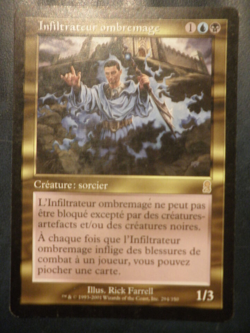 mtg Shadowmage Infiltrator odyssey FRENCH vf fr Infiltrateur ombremage odyssee - Image 1