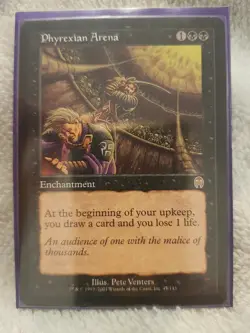 2x MTG Magic The Gathering TCG Phyrexian Arena - Rare - Apocalypse - Image 1