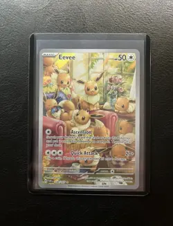Pokemon TCG - Eevee 188/167 - Twilight Masquerade - Illustration Rare - NM Card - Image 3