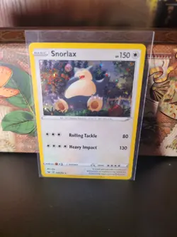 Snorlax #140/202 Cosmos Holo Rare 2020 Pokemon Sword & Shield LP - Image 1
