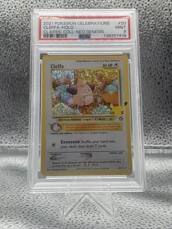 Pokemon Celebrations Cleffa Holo 20/111 Psa 9 - Image 1