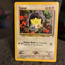 2000 Wizards Pokemon Neo Genesis Unlimited Togepi 51/111 Non-Holo NM - Image 1