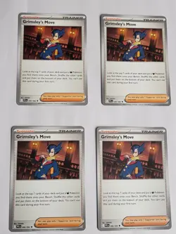 4x Grimsley's Move | Phantasmal Flames | 090/094 NM | C | Pokemon TCG Playset - Image 1