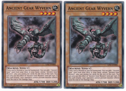 2x Ancient Gear Wyvern - (LDS1-EN084 - 1st Ed - Common) - NM - Yugioh - Image 1