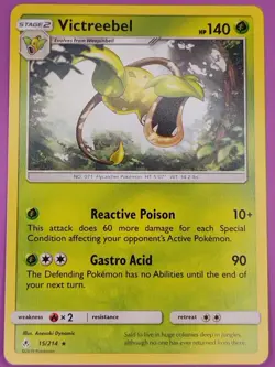 Victreebel 15/214 Unbroken Bonds Regular Finish Pokemon Card - Image 1