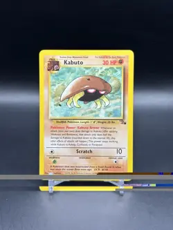 Pokemon Fossil KABUTO Non Holo Base Card 50/62 - Image 1