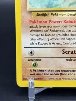 Pokemon Fossil KABUTO Non Holo Base Card 50/62 - Image 4