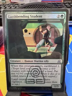 Magic The Gathering TLE Earthbending Student Foil Near Mint 249 - Image 1