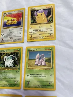 Vintage 1999 Pokemon Cards Lot 25 Base Jungle Fossil LP/NM No Duplicates - Image 4