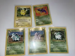 BULK 31 Pokemon Cards-Base Set-VINTAGE~Fossils,Etc. All NM/LP!🔥NO DUPLICATES - Image 5