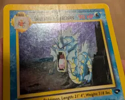 Giovanni's Gyarados 5/132 Gym Challenge Holo Rare Pokemon Card SWIRL - Image 4