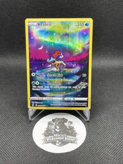 Pokemon TCG Keldeo GG07/GG70 Crown Zenith Galarian Gallery Holo Ultra Rare 110HP - Image 1