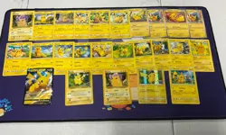 25 Different Pikachu Pokemon TCG Card Lot - Base Set Jungle WOTC Holo + More - Image 1
