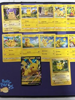 25 Different Pikachu Pokemon TCG Card Lot - Base Set Jungle WOTC Holo + More - Image 2