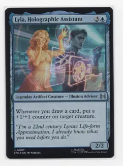 Lyla, Holographic Assistant U Marvel's Spider-Man: Eternal-Legal 7 NM - Foil - Image 1
