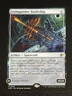 MTG Edge of Eternities Extinguisher Battleship 0242 NM Rare - Image 1