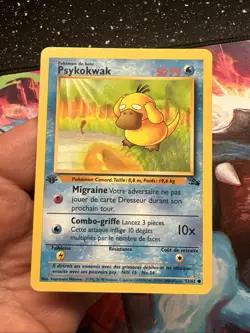 Carte pokemon wizard fossile edition 1 ed1 francais vf fr Psykokwak 53/62 - Image 2