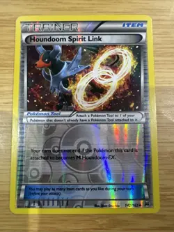 Pokemon TCG Card XY Breakthrough Reverse Holo Foil Houndoom Spirit Link 142/162 - Image 1