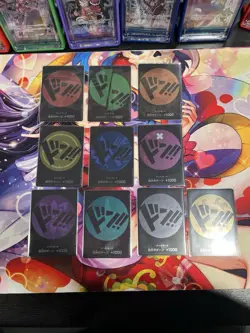 One Piece Card Game Don Straw Hat Pirates Japanese Storage Card, 10 Set - Image 1