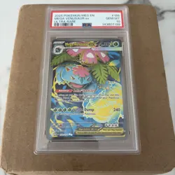 Pokemon Mega Evolution Mega Venusaur EX Ultra Rare Card 155/132 PSA 10 - Image 1