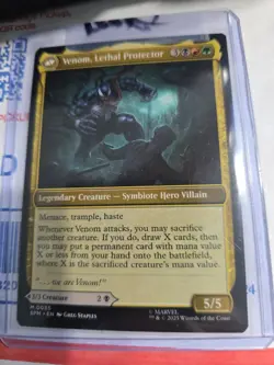 Eddie Brock Venom Lethal Protector MTG Magic The Gathering Rare NM Never Played - Image 1