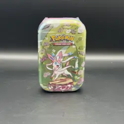 Pokemon TCG: S&V Prismatic Evolutions Sylveon Mini Tin (2 Packs) New & Sealed ✅ - Image 1