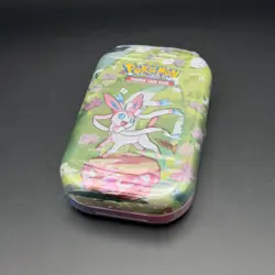 Pokemon TCG: S&V Prismatic Evolutions Sylveon Mini Tin (2 Packs) New & Sealed ✅ - Image 2