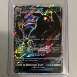 Pokemon TCG Umbreon GX Promo SM36 Sm Holo Dark Stage 1 English Card Stock Card - Image 1