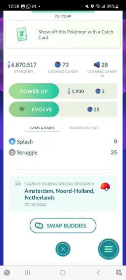 Pokemon Go Legendary Cosmog ( Normal ) - Image 2