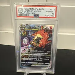 Charizard VSTAR 212/172 S12a: VSTAR Universe Holo (Japanese) PSA 10 Pokemon - Image 1