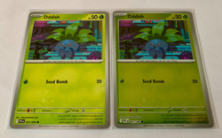 Oddish 001/94 Reverse Holo & Base Cards - Phantasmal Flames Set - Pack Fresh - Image 1