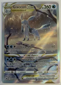 Pokemon TCG Glaceon VSTAR Galarian Gallery Crown Zenith Card GG40/GG70 - Image 1