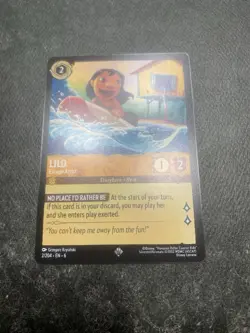 Disney Lorcana TCG Lilo - Escape Artist 2/204 Azurite Sea Regular Super Rare NM - Image 1