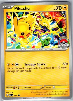 Pikachu - (World Championship 2025) 225 SV Scarlet & Violet - Pokemon Card - NM - Image 1