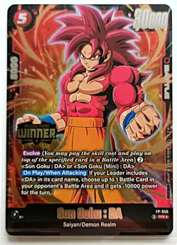 Dragon Ball, 4 Card, Release Event, GOLD STAMPED, Tournament Winner's, Bundle. - Image 5
