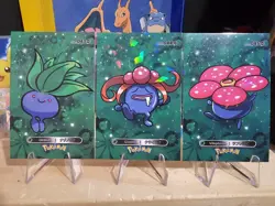Oddish, Gloom, Vileplume - 2024 Card Database 1 Cracked Ice Holo US Seller - Image 1