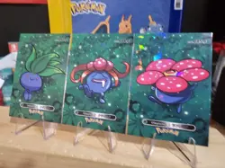 Oddish, Gloom, Vileplume - 2024 Card Database 1 Cracked Ice Holo US Seller - Image 3