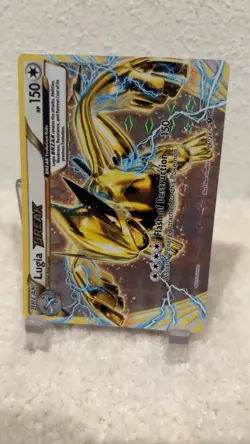 Pokemon Lugia Break and Omastar Break Pokemon Card Along with A Kingdra Rare - Image 2