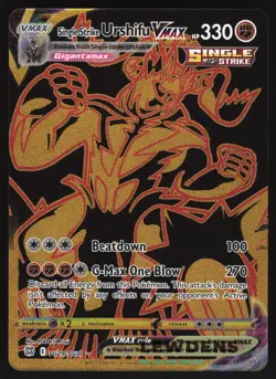 Single Strike Urshifu VMAX - TG29/TG30 - Ultra Rare Brilliant Stars Pokemon Card - Image 1