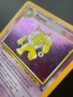 Unlimited Hypno - Fossil - Holo - #8/62 - Vintage Pokemon Card 1999 WOTC LP - Image 3