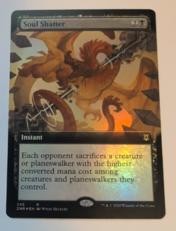 {1x} ~ Soul Shatter ~ *FOIL* (Extended Art) NM MTG Zendikar Rising *Startropic* - Image 1