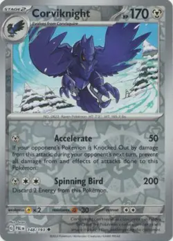 Corviknight 148/193 Reverse Holo | Paldea Evolved | Pokemon Card - Image 1