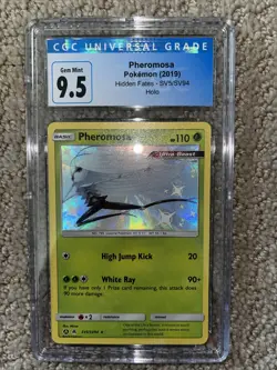 Pheromosa Pokemon TCG 2019 Hidden Fates SV5/SV94 Holo CGC 9.5 - Image 1