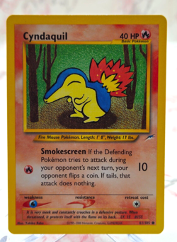 Pokemon - Cyndaquil 61/105 Common Neo Destiny - LP - Image 1