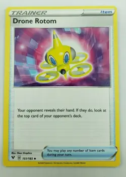 Pokemon - Drone Rotom 151/185 Vivid Voltage Uncommon - NM/M - Image 1