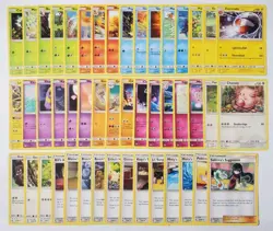 Pokemon Hidden Fates Part Complete Set Lot, Pikachu 19/68, Jolteon 23/68, Mew 32 - Image 1