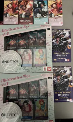 ONE PIECE TCG LOT ILLUSTRATION BOX VOL 1 2x And More. - Image 1
