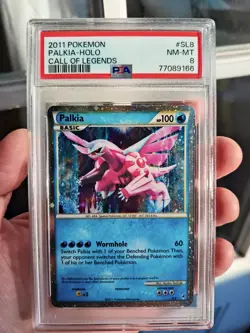 Palkia SL8 Call of Legends Holo Secret Rare Shiny Shining Pokemon Card PSA 8 N/M - Image 2